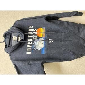 Royal Caribbean Adventure of the Seas Navy Hoodie Sweatshirt Large